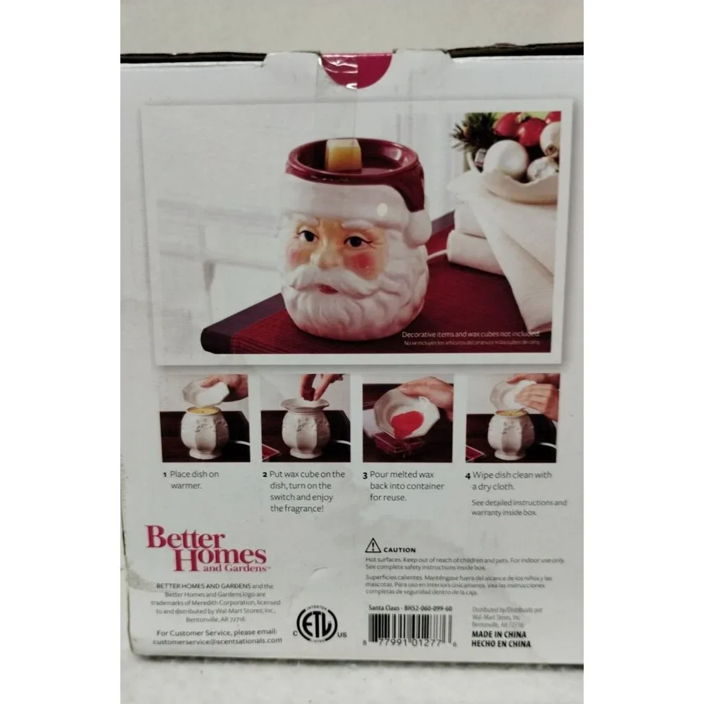 Better Homes‎ & Gardens Santa Claus Scented Wax Warmer 2012 Limited Edition